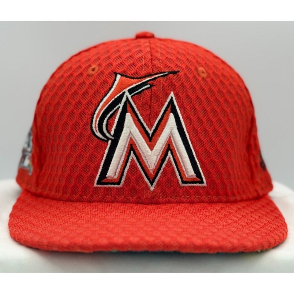Florida Marlins New Era 2017 All-Star Game Orange Fitted Hat - Size 7 1/8
